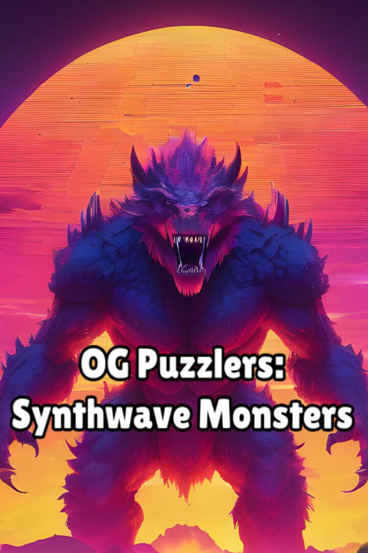 OG Puzzlers: Synthwave Monsters カバー