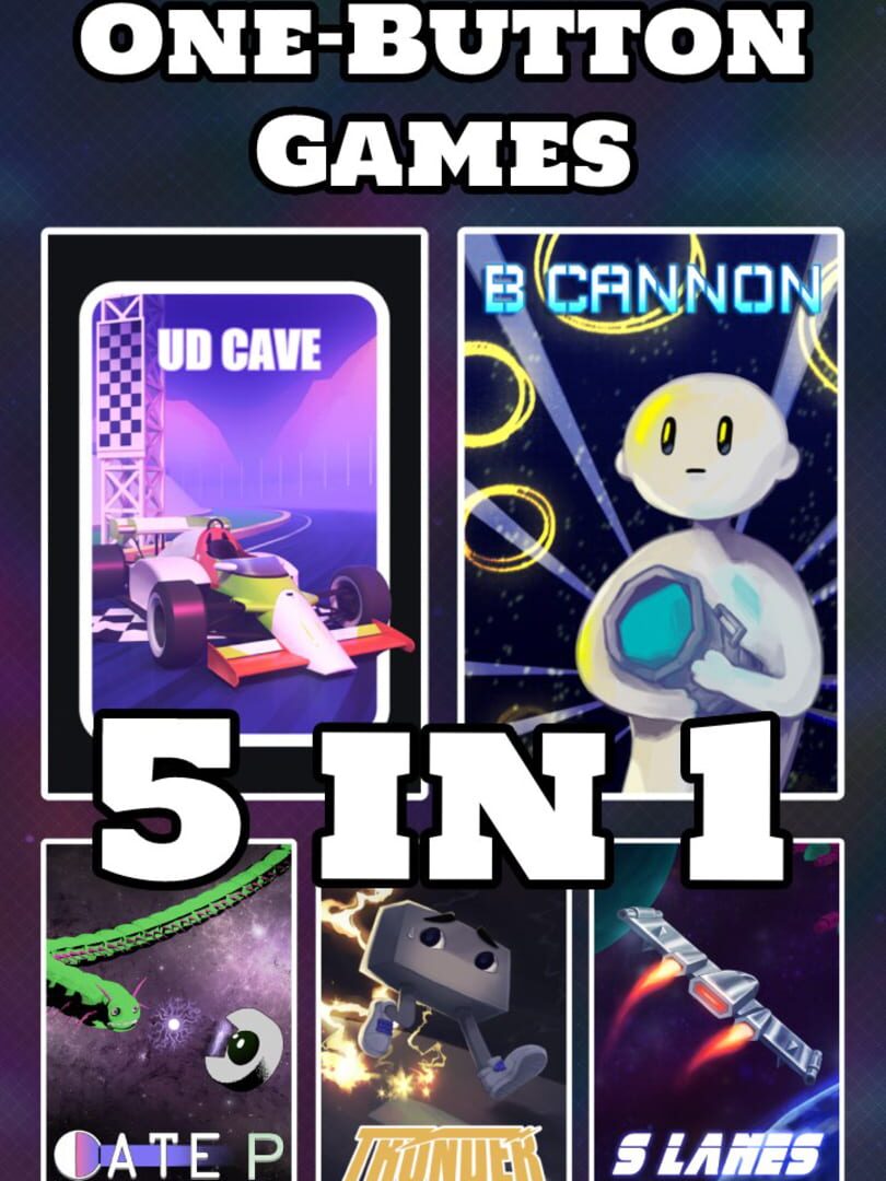 Capa de One Button Games 5-in-1