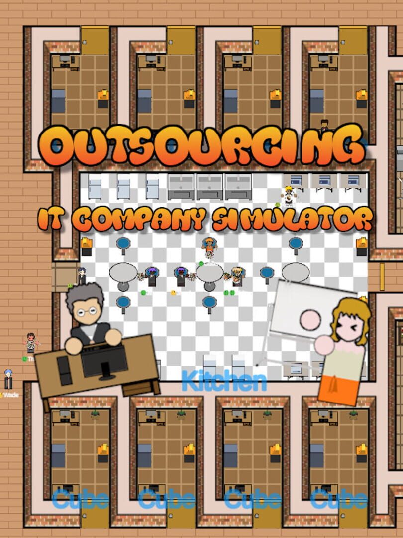 Outsourcing: IT company simulator カバー
