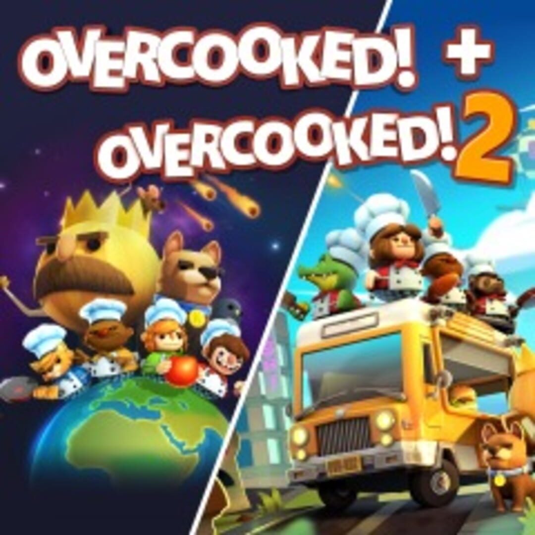 Overcooked! + Overcooked! 2 Cover
