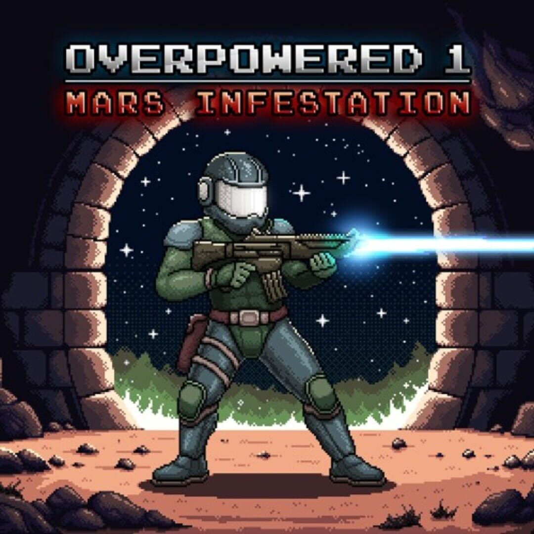 Overpowered 1: Mars Infestation Cover