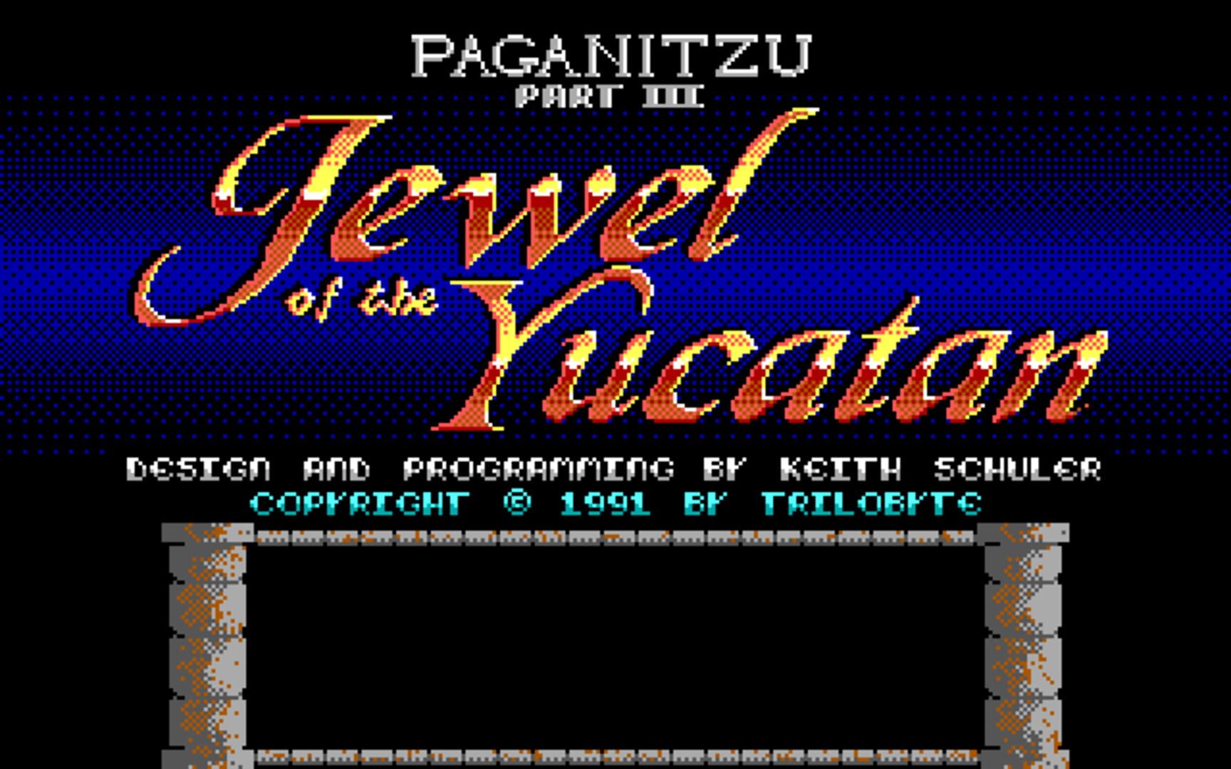 Paganitzu Part 3: Jewel of the Yucatan Cover
