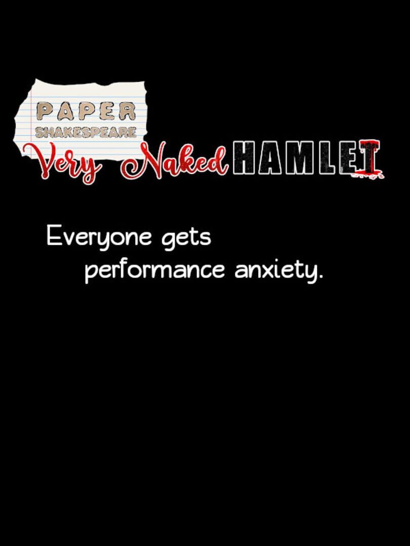 Capa de Paper Shakespeare: Very Naked Hamlet