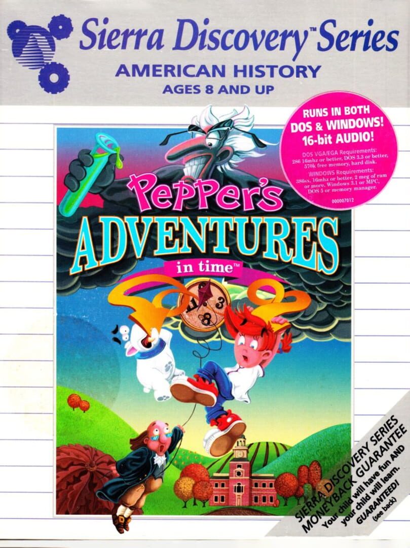 Portada de Pepper's Adventures in Time