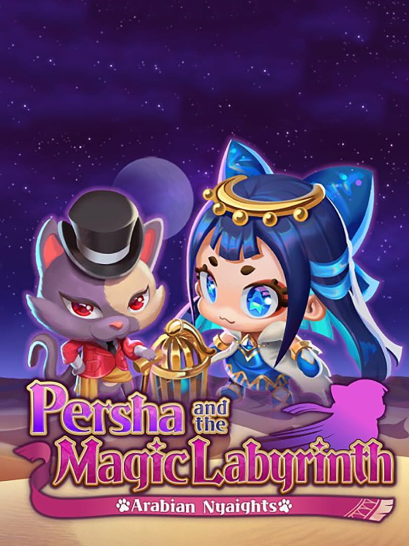Persha and the Magic Labyrinth: Arabian Nyaights Cover