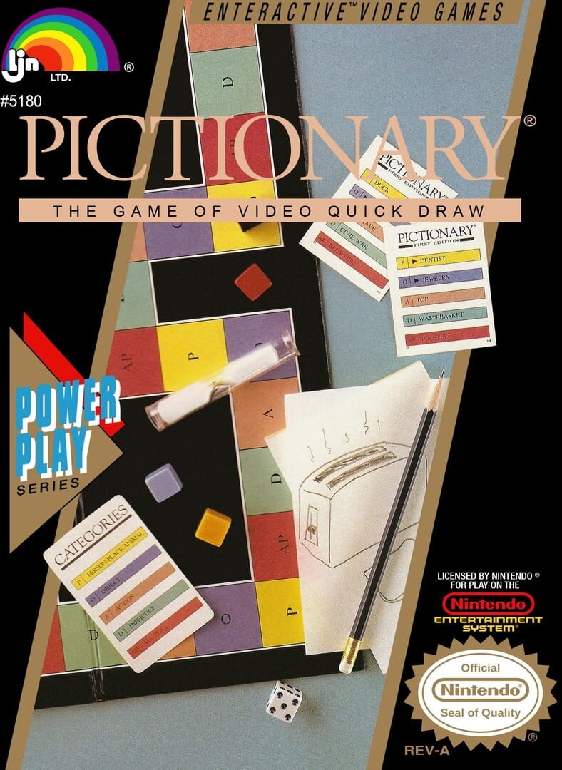 Pictionary: The Game of Video Quick Draw Cover