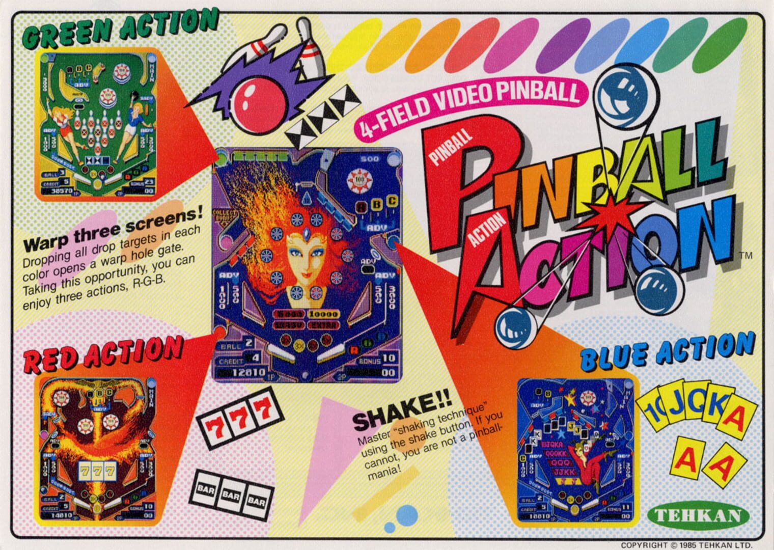 Copertina di Pinball Action
