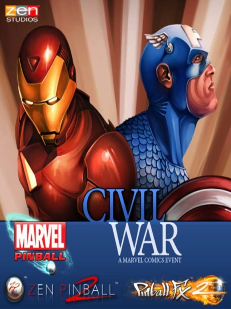 Capa de Pinball FX 2: Marvel Civil War