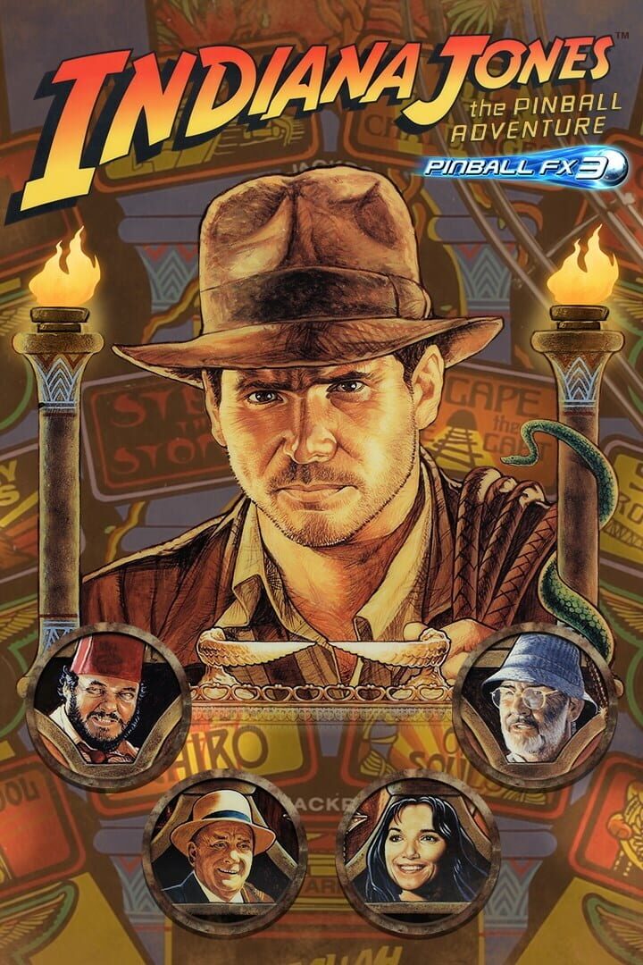 Pinball FX3: Indiana Jones - The Pinball Adventure 커버