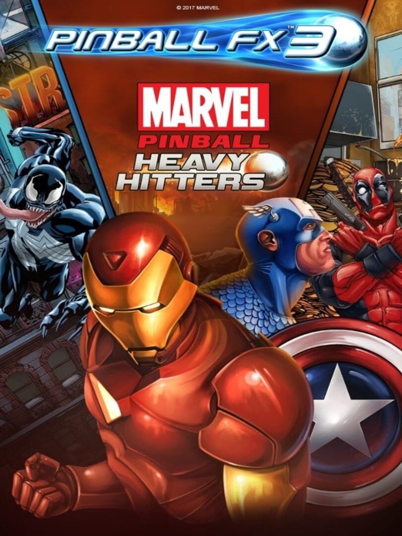 Copertina di Pinball FX3: Marvel Pinball - Heavy Hitters
