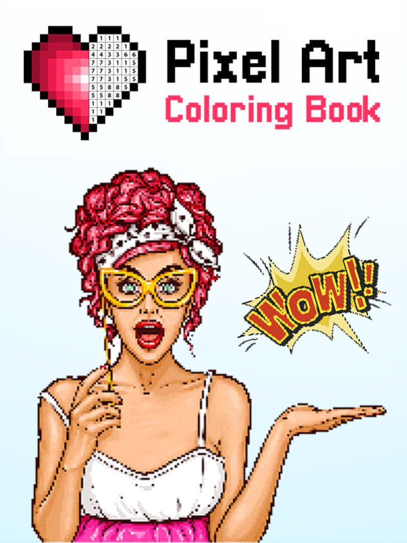 Couverture de Pixel Art Coloring Book
