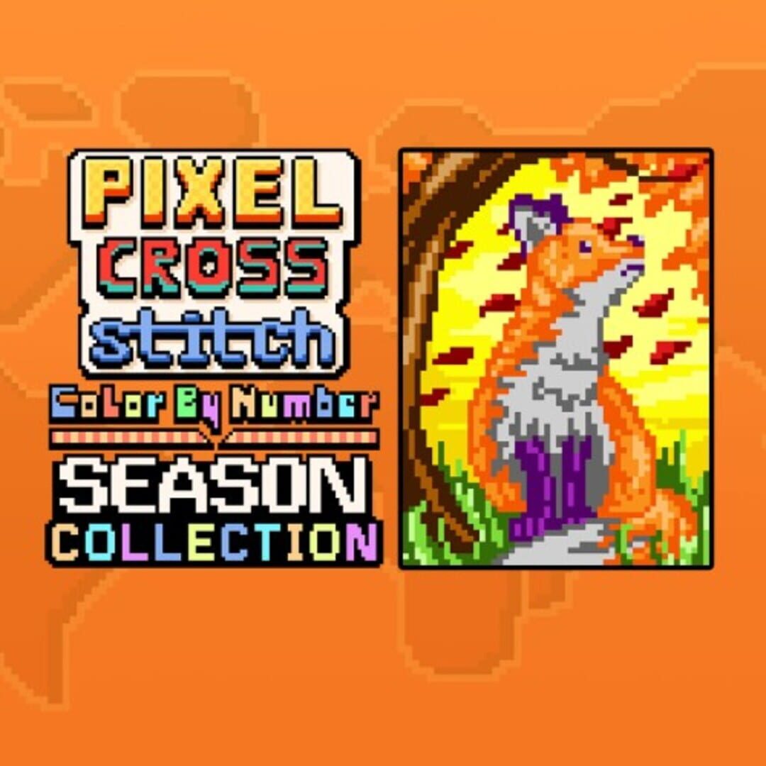 Pixel Cross Stitch Color by Number Seasons Collection Cover