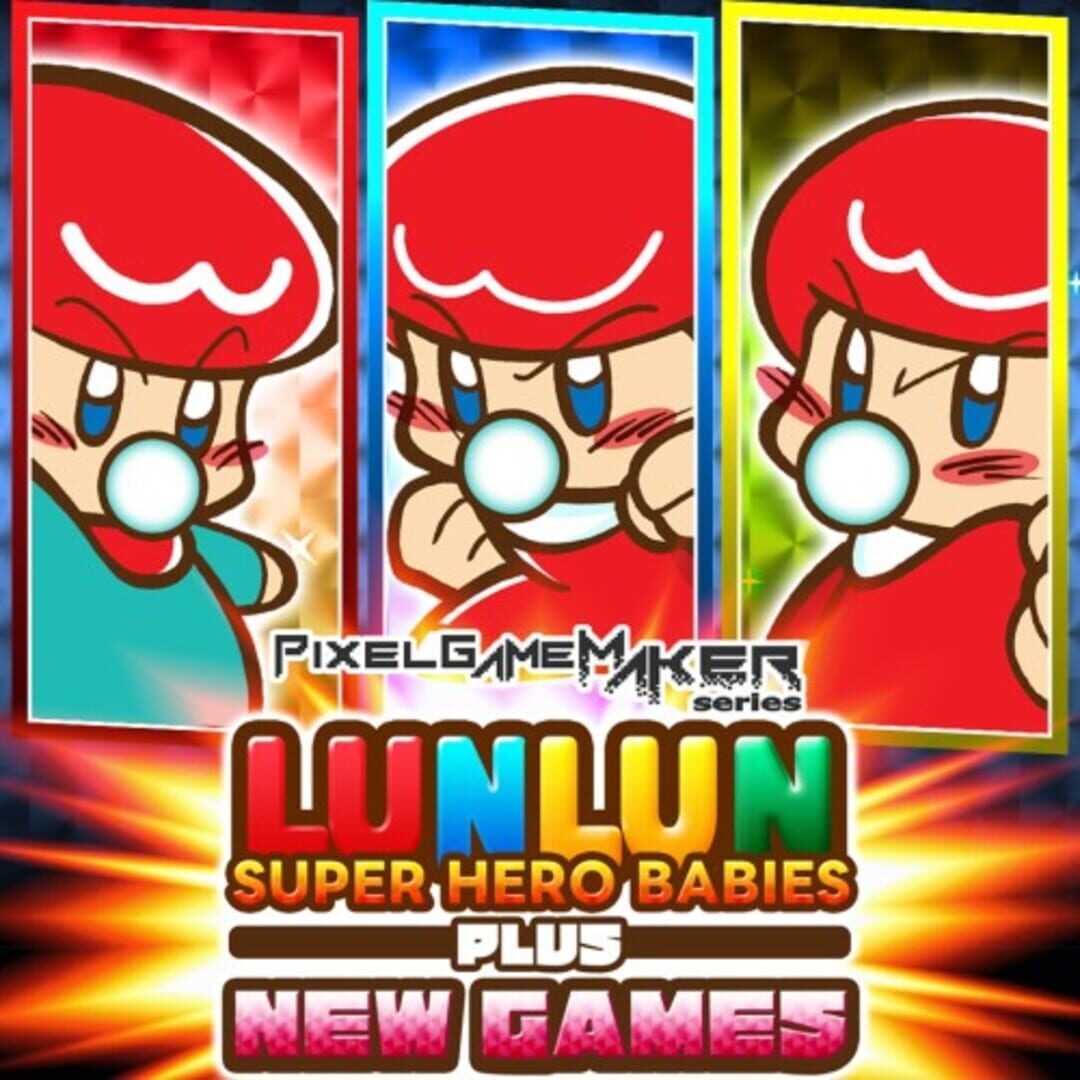 Capa de Pixel Game Maker Series: Lunlun Super Hero Babies Plus NewGames