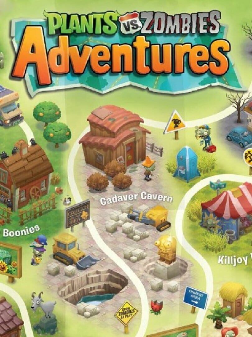 Portada de Plants vs. Zombies Adventures