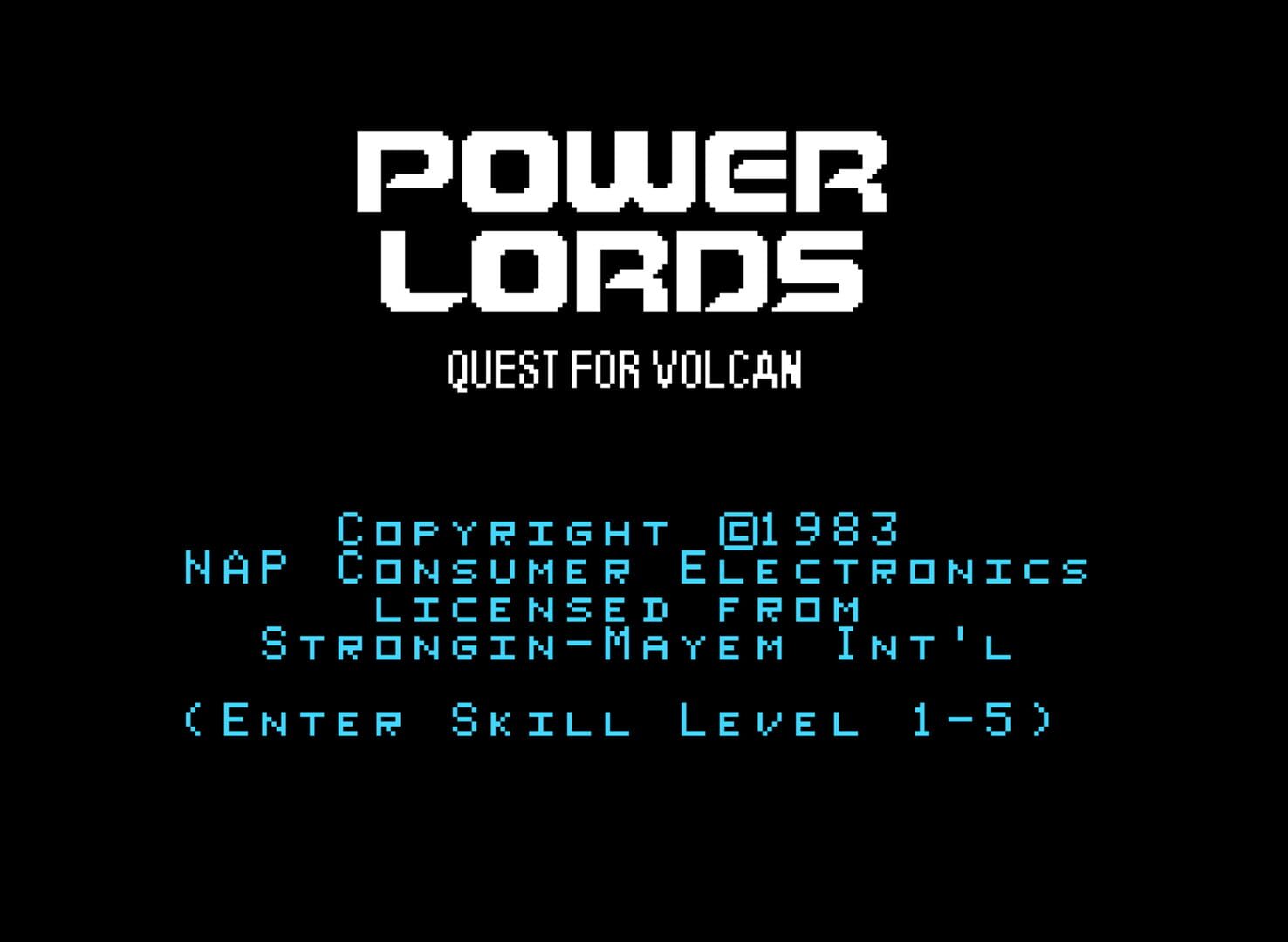 Power Lords - Quest for Volcan カバー