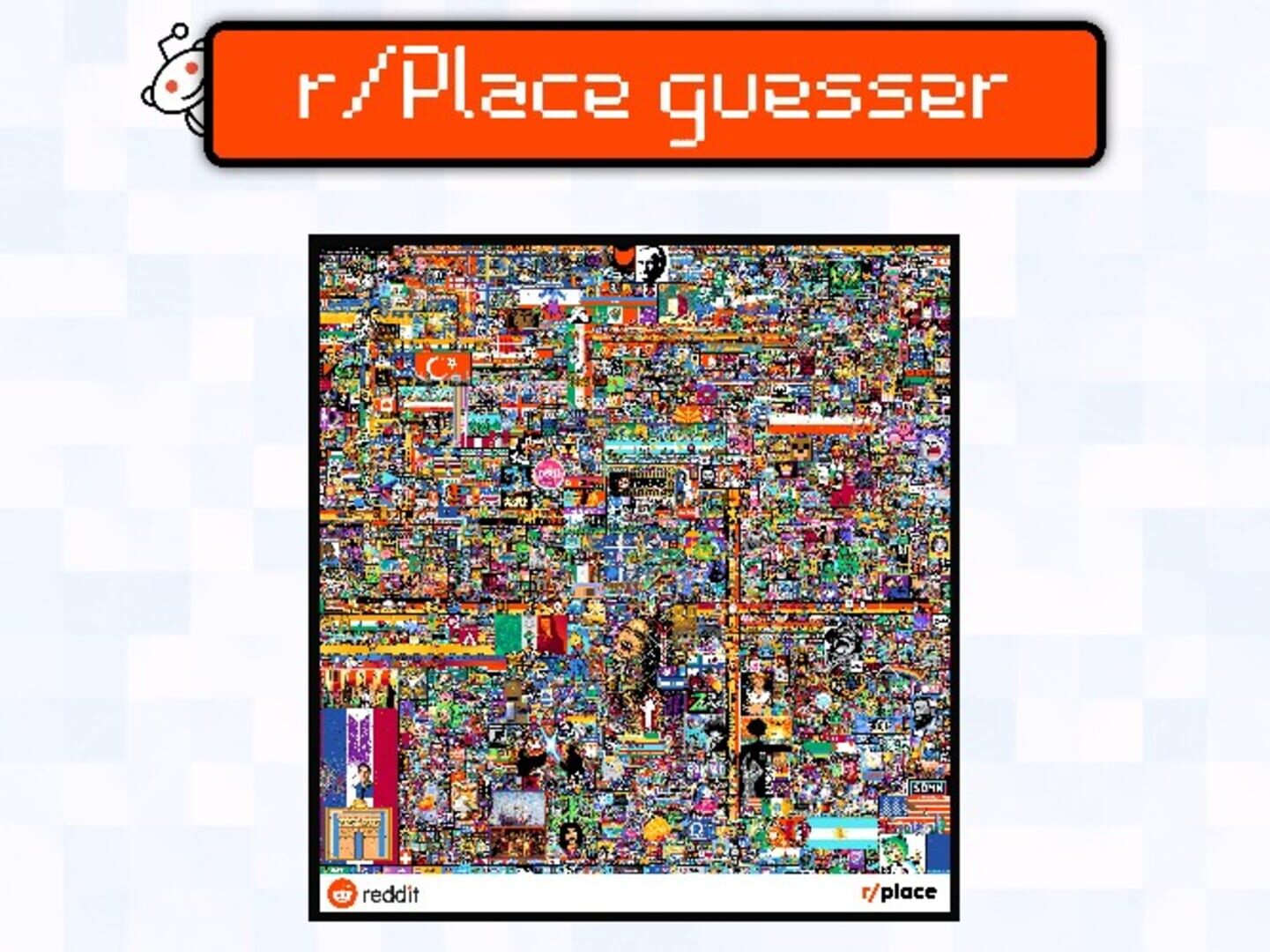 R Place Guesser カバー
