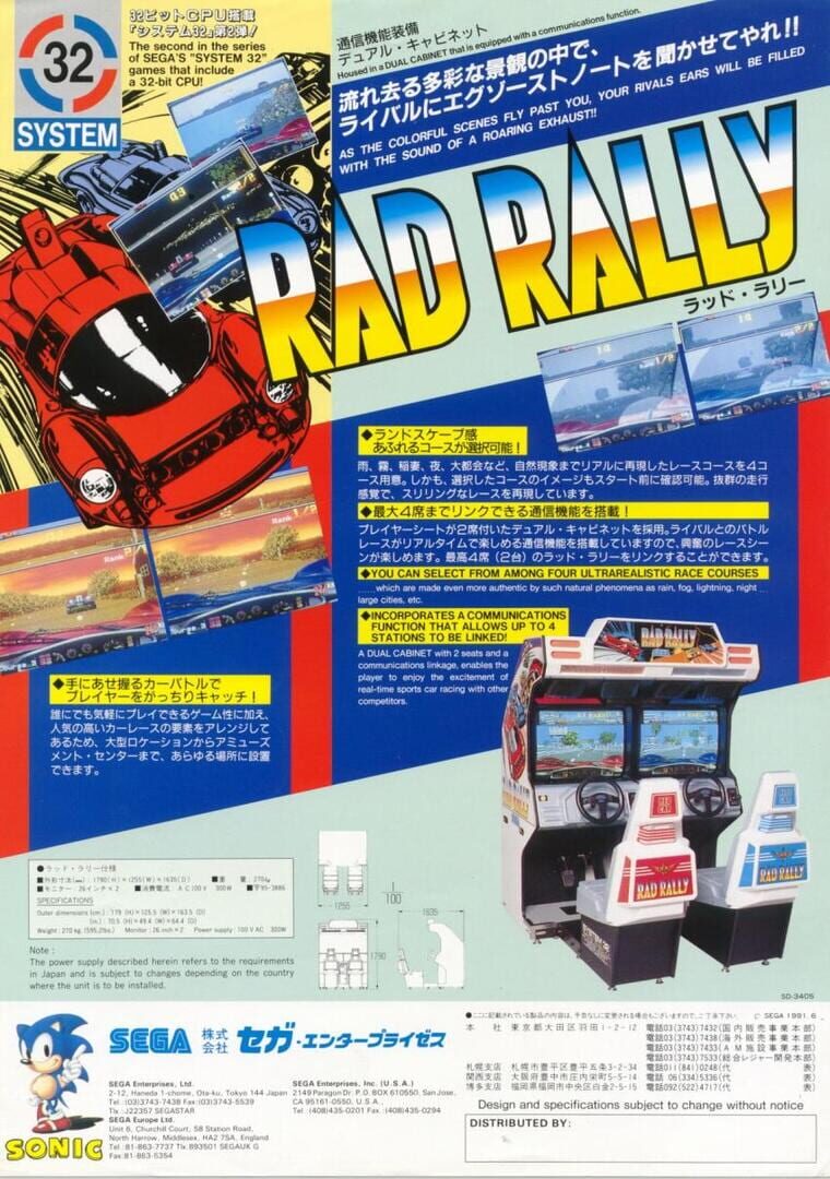 Copertina di Rad Rally