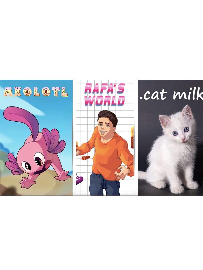 Rafa's World + Axolotl + Cat Milk Cover