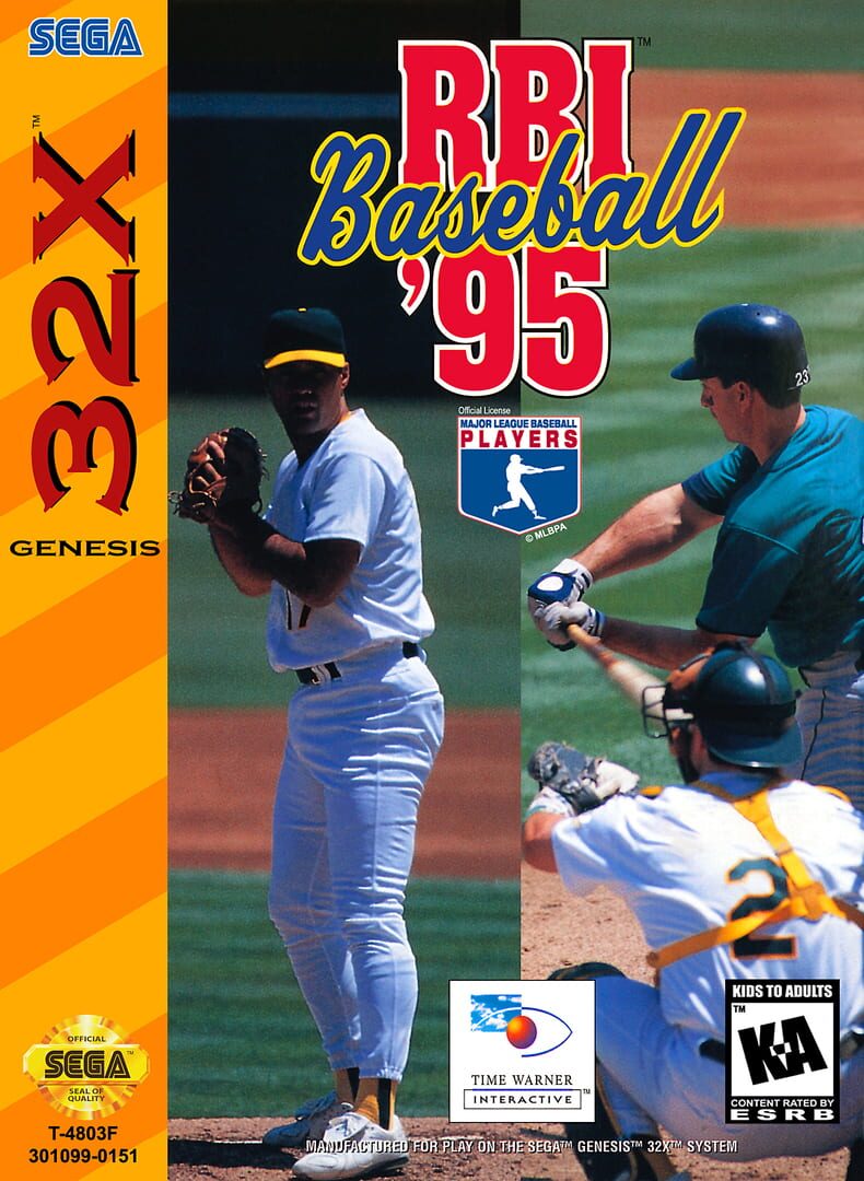 Portada de RBI Baseball '95