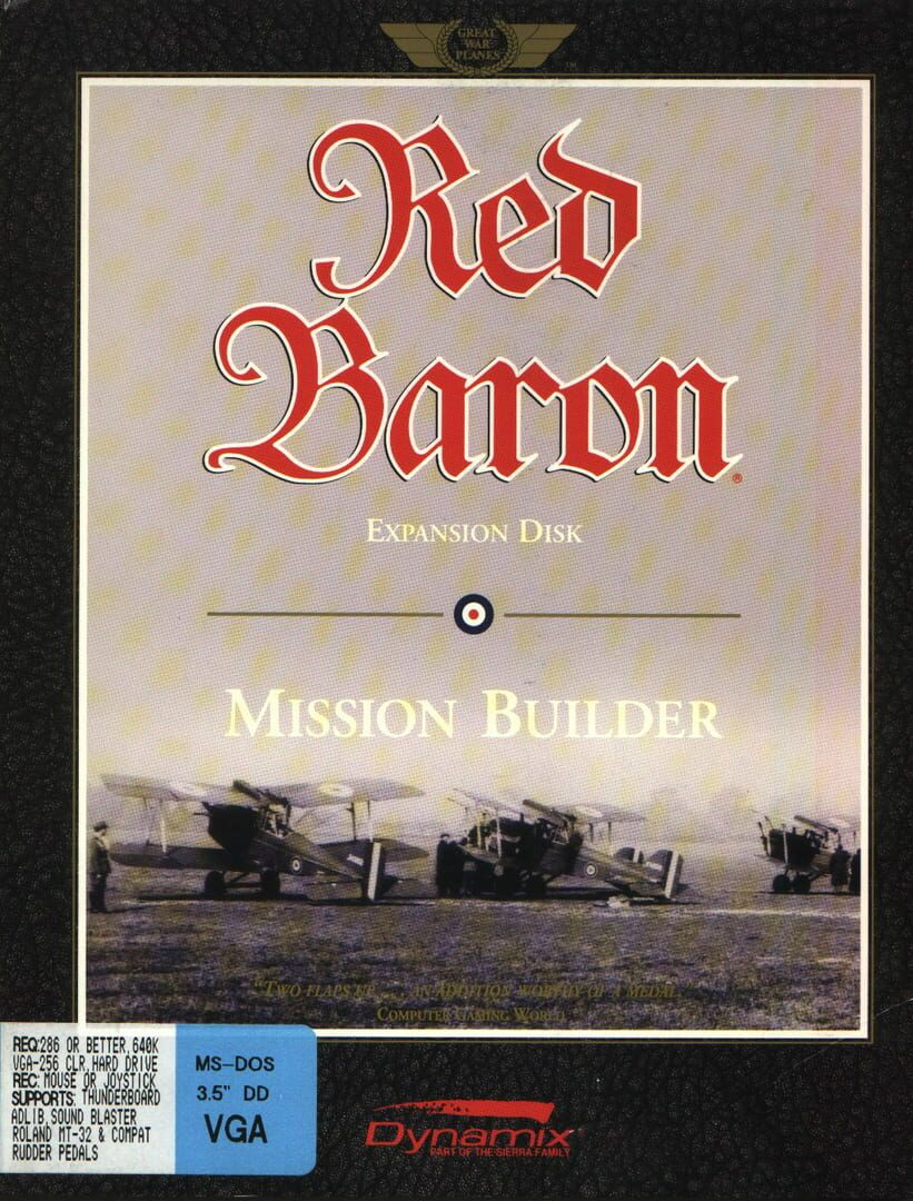 Couverture de Red Baron: Mission Builder