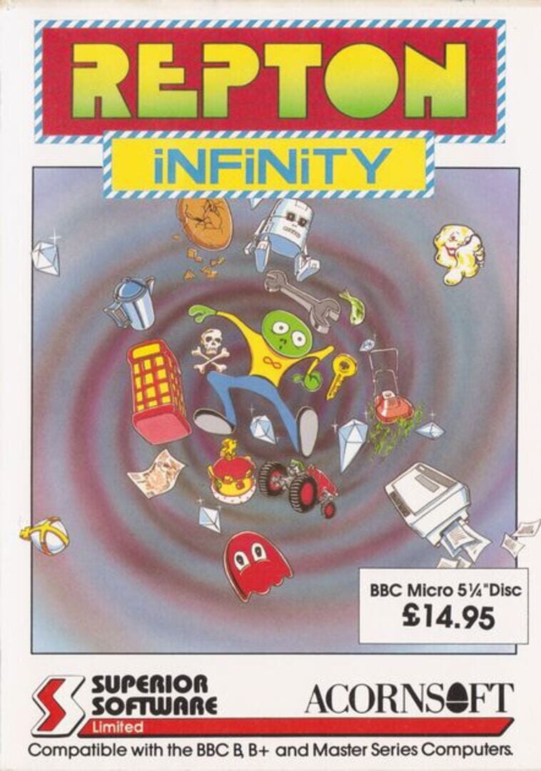 Copertina di Repton Infinity