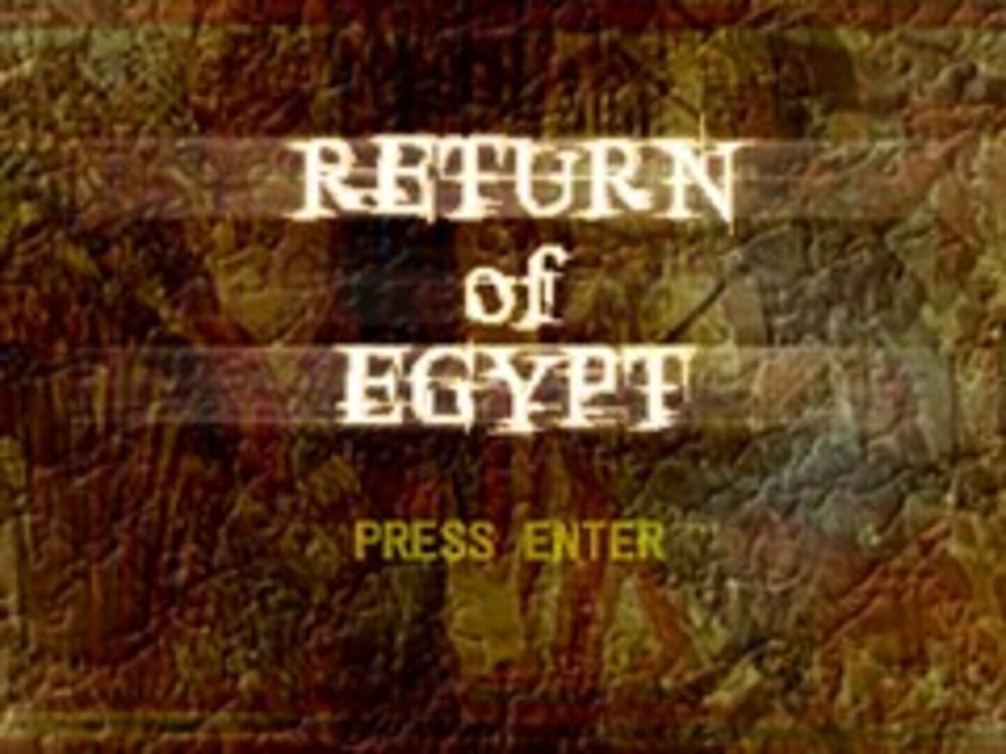 Couverture de Return of Egypt