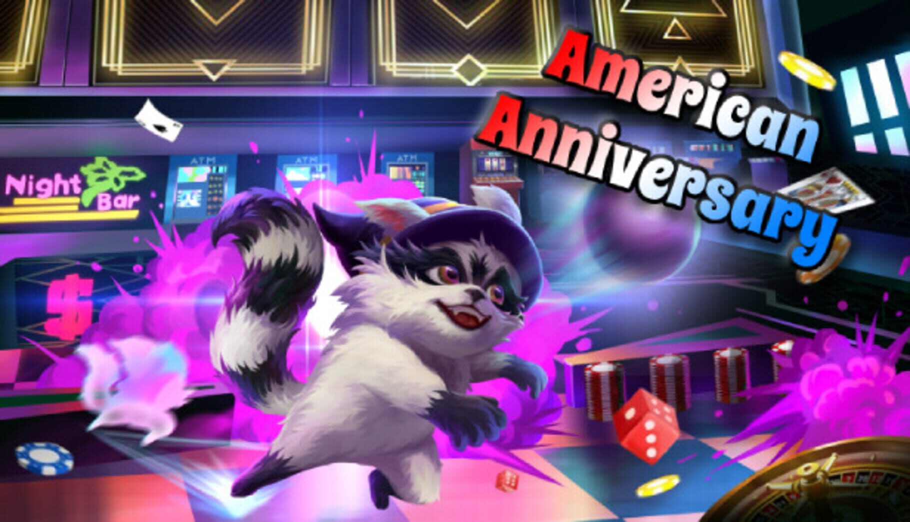 Copertina di Roxy Raccoon's Pinball Panic: American Anniversary