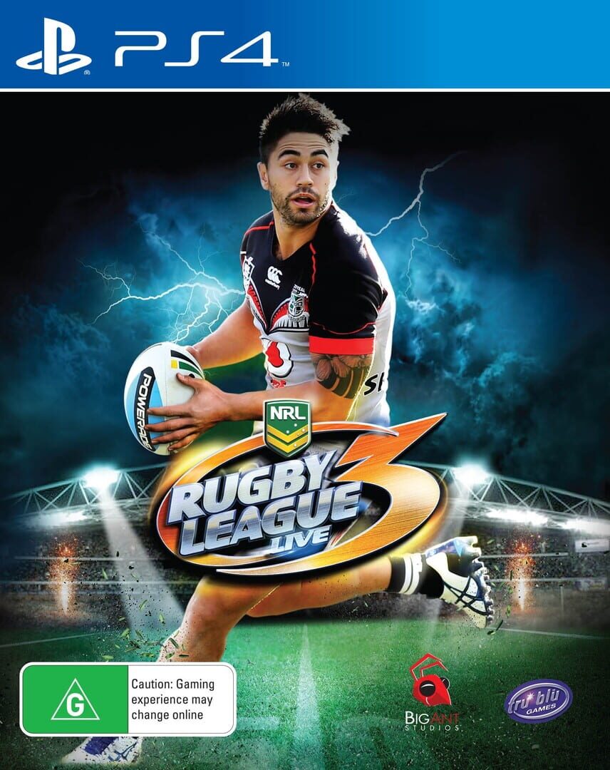 Capa de Rugby League Live 3