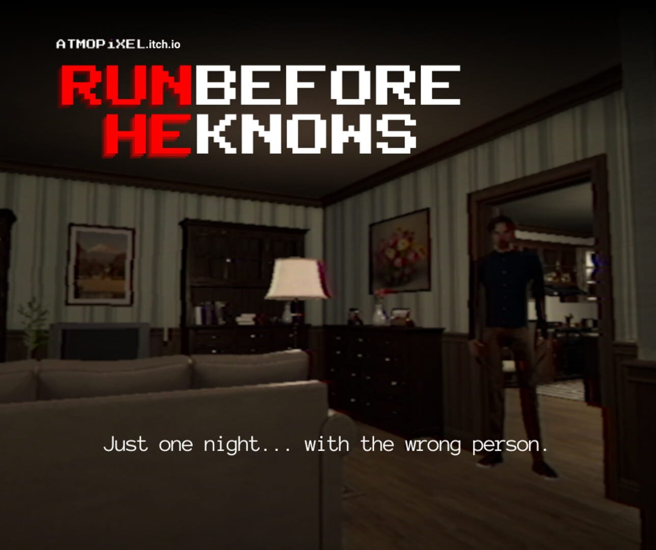 Capa de Run Before He Knows