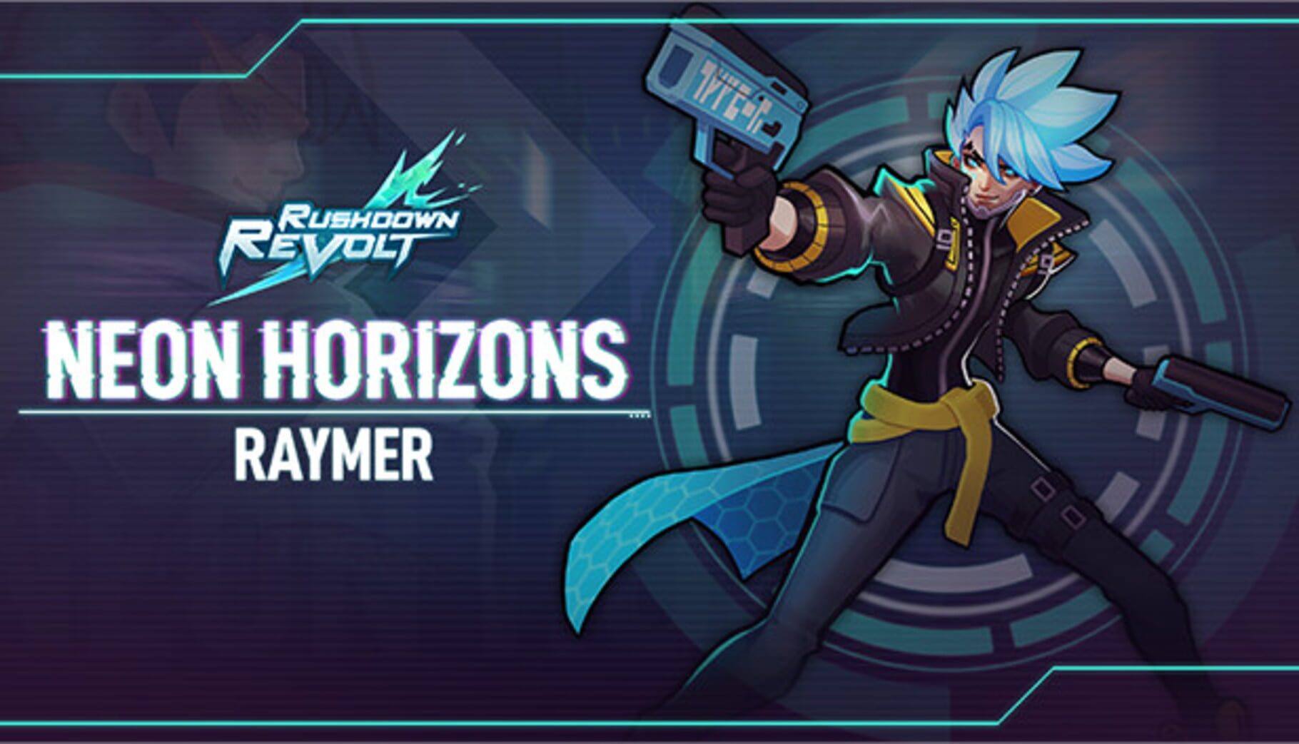 Copertina di Rushdown Revolt: Neon Horizons Raymer