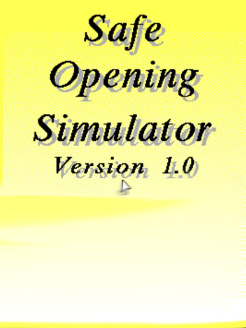 Couverture de Safe Opening Simulator