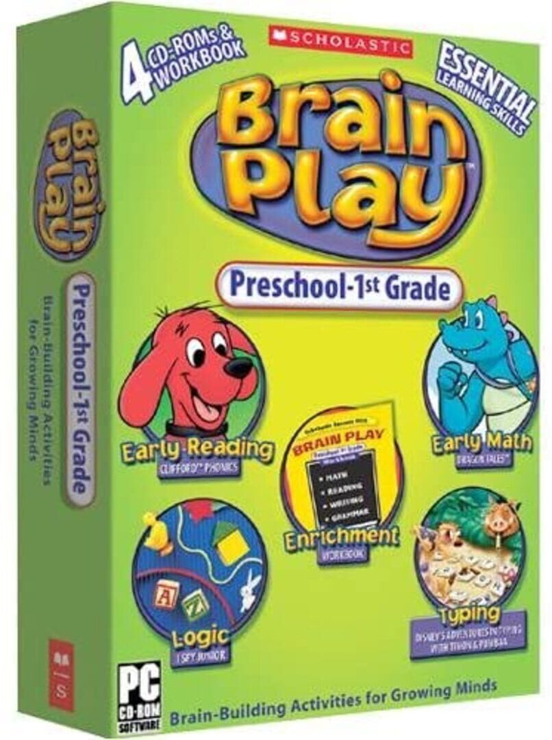 Copertina di Scholastic Brain Play: Preschool - 1st Grade