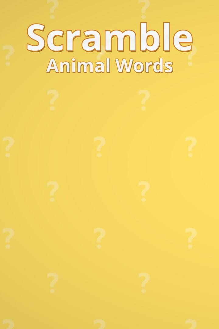 Scramble Animal Words Cover