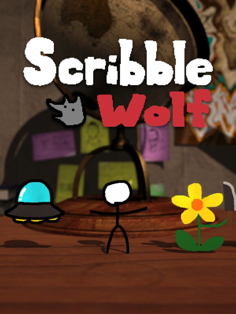 Scribble Wolf Cover