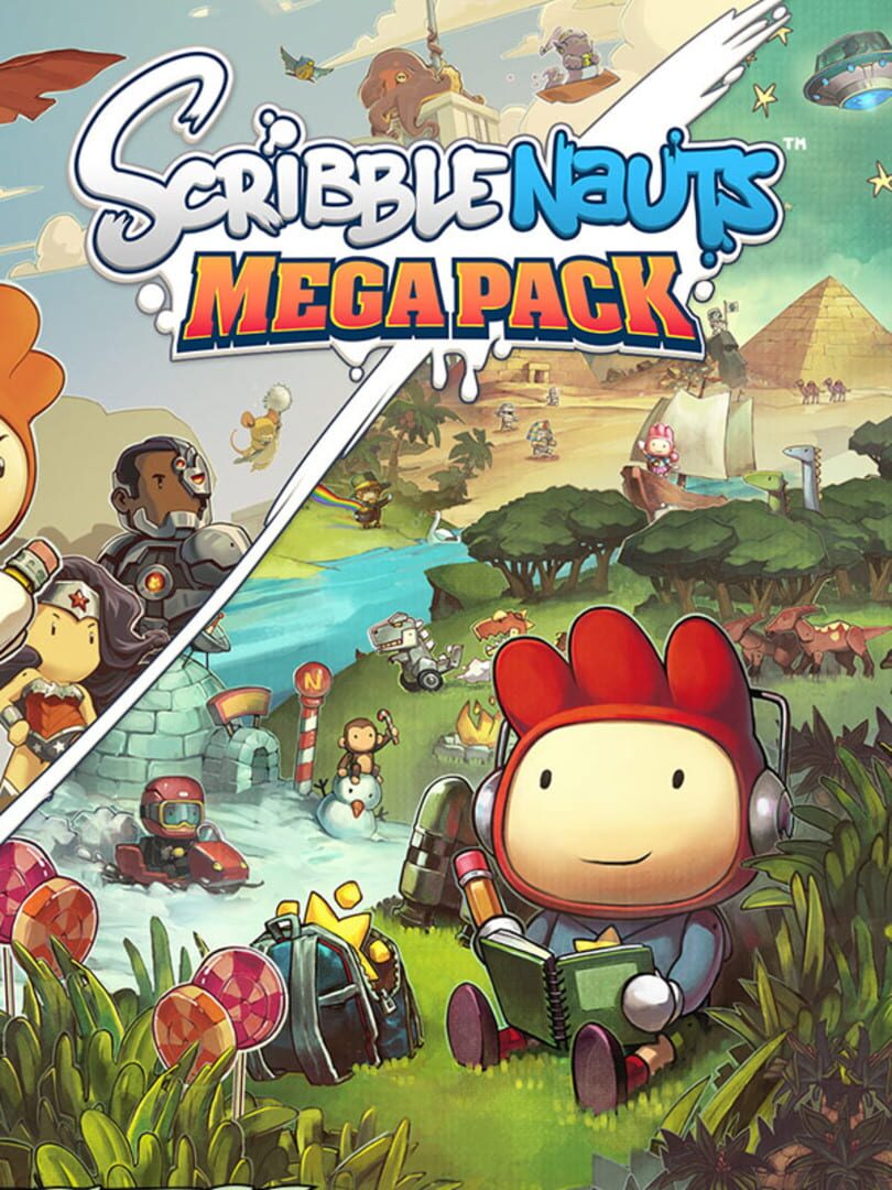 Portada de Scribblenauts Mega Pack