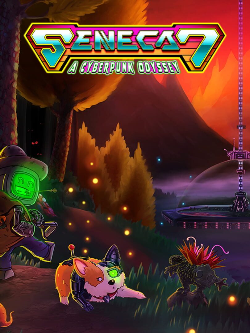Copertina di Seneca 7: A Cyberpunk Odyssey