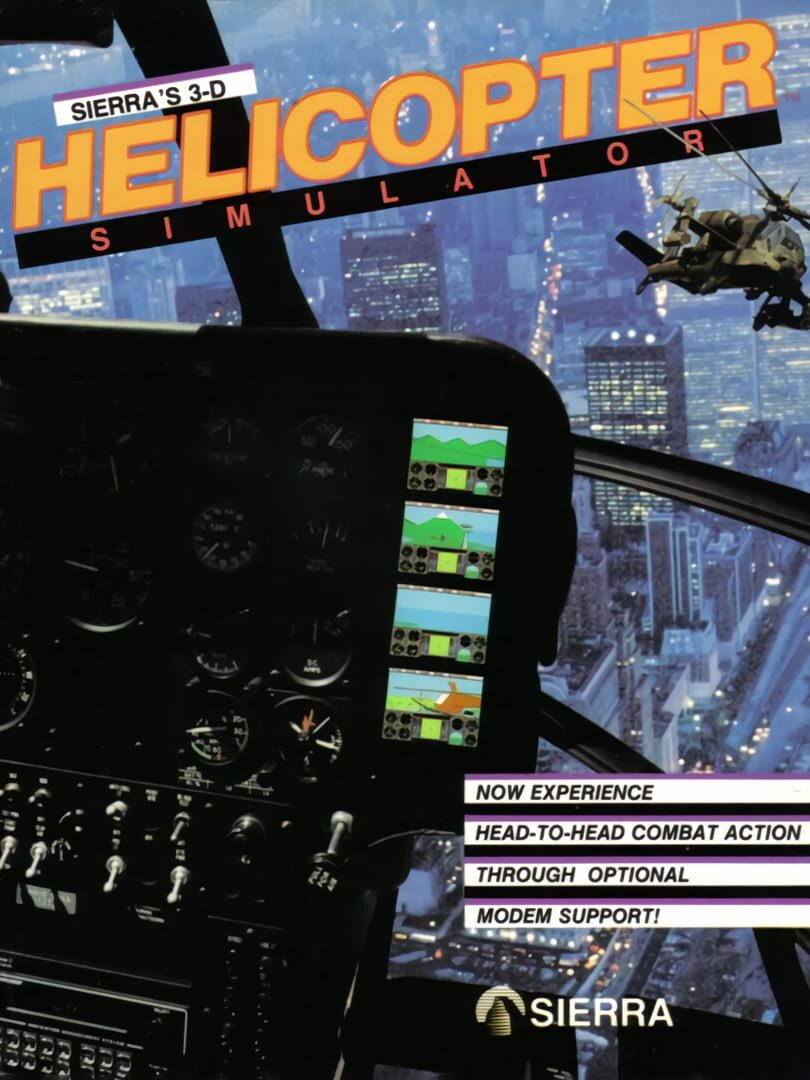 Sierra's 3-D Helicopter Simulator カバー