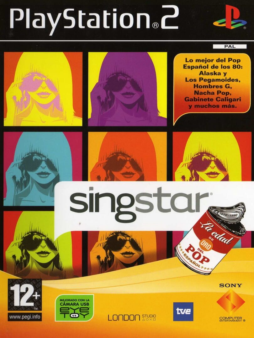 Capa de Singstar: La Edad de Oro del Pop Español
