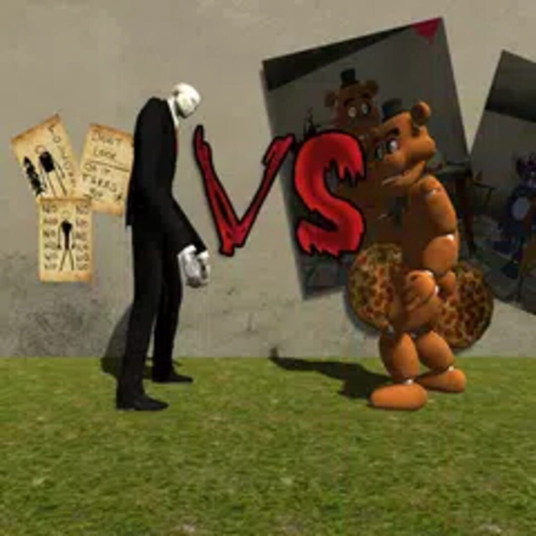 Capa de Slenderman vs. Freddy the Fazbear
