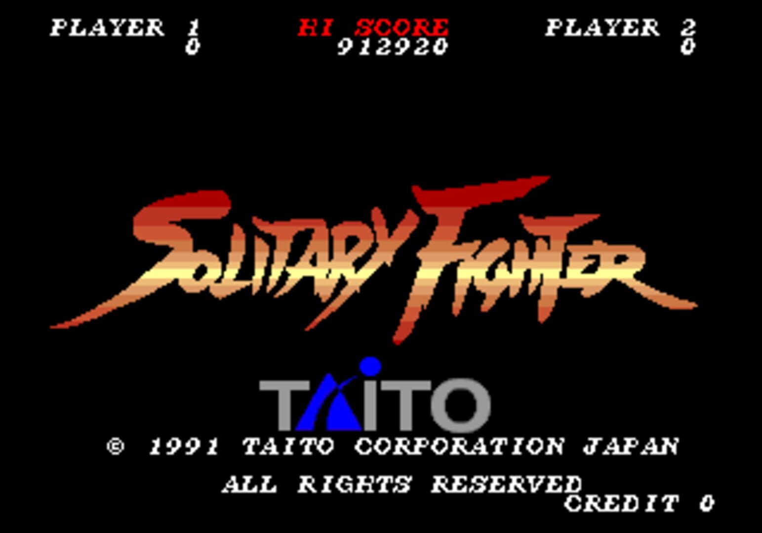 Capa de Solitary Fighter