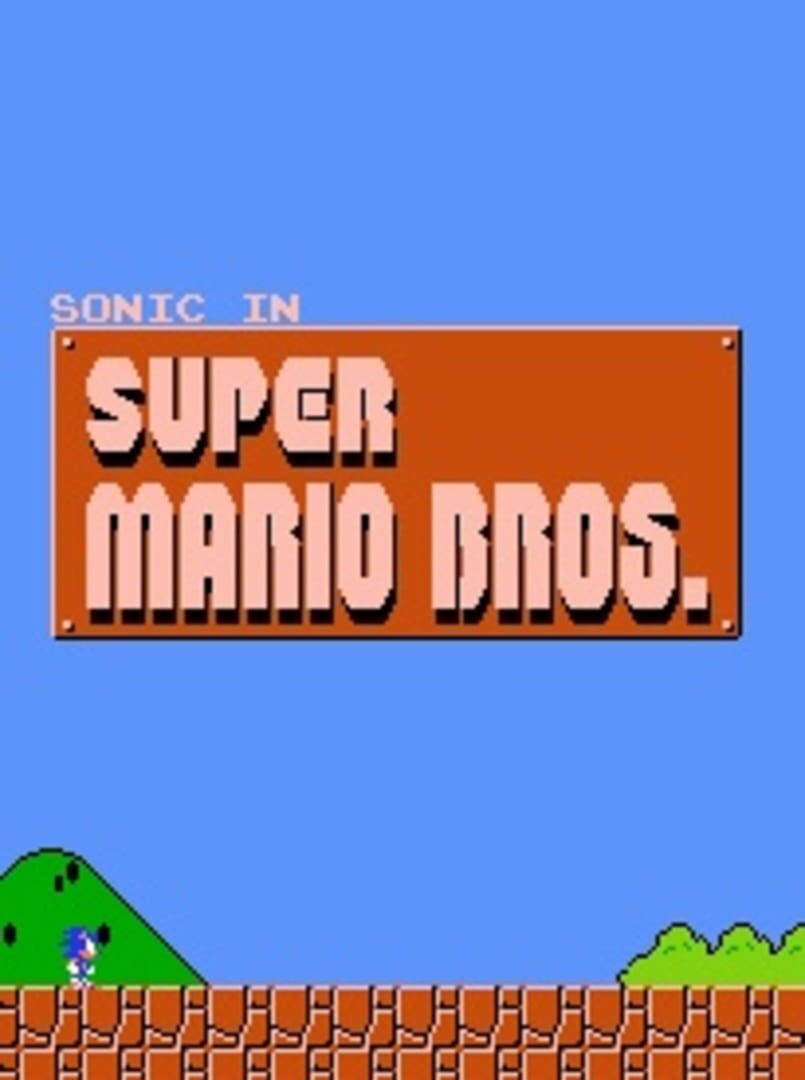 Couverture de Sonic in Super Mario Bros.