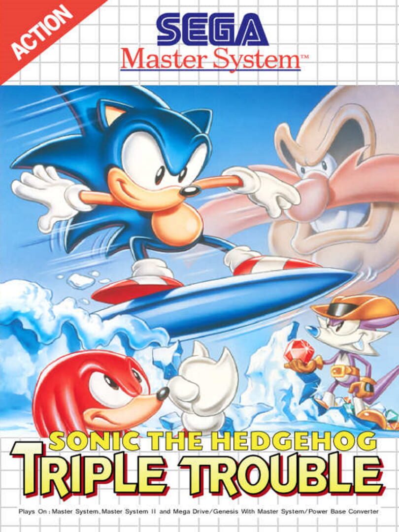 Copertina di Sonic Triple Trouble SMS