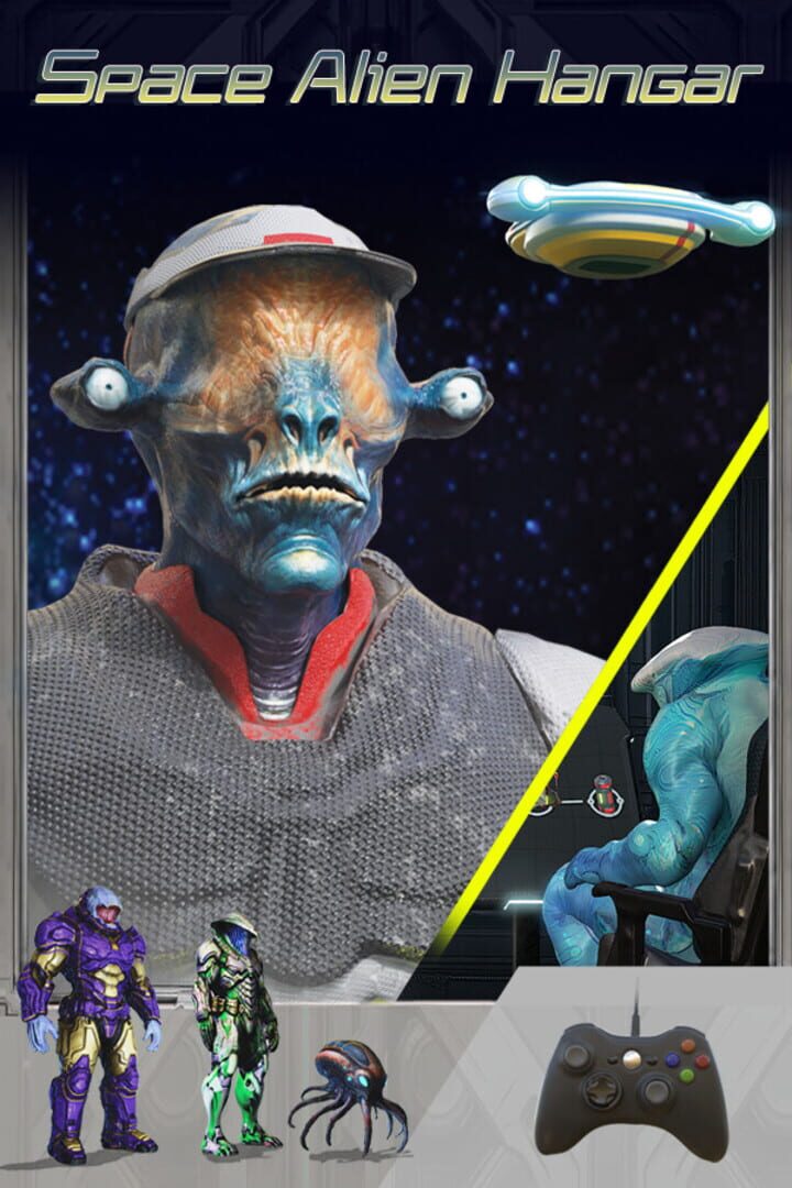 Copertina di Space Alien Hangar
