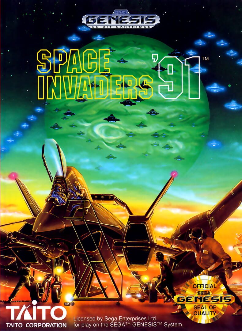 Portada de Space Invaders '91