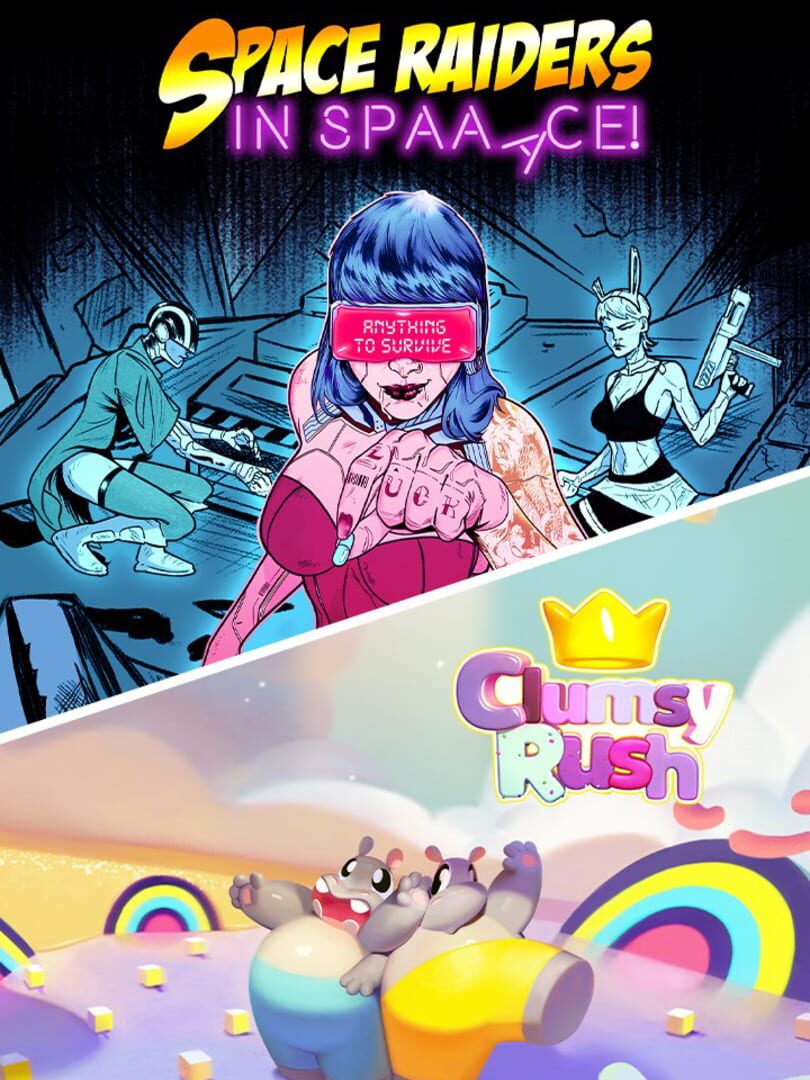 Space Raiders in Space + Clumsy Rush カバー