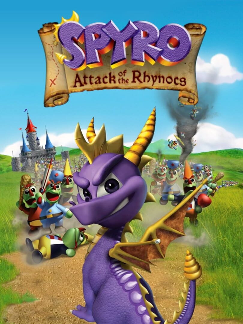 Couverture de Spyro: Attack of the Rhynocs
