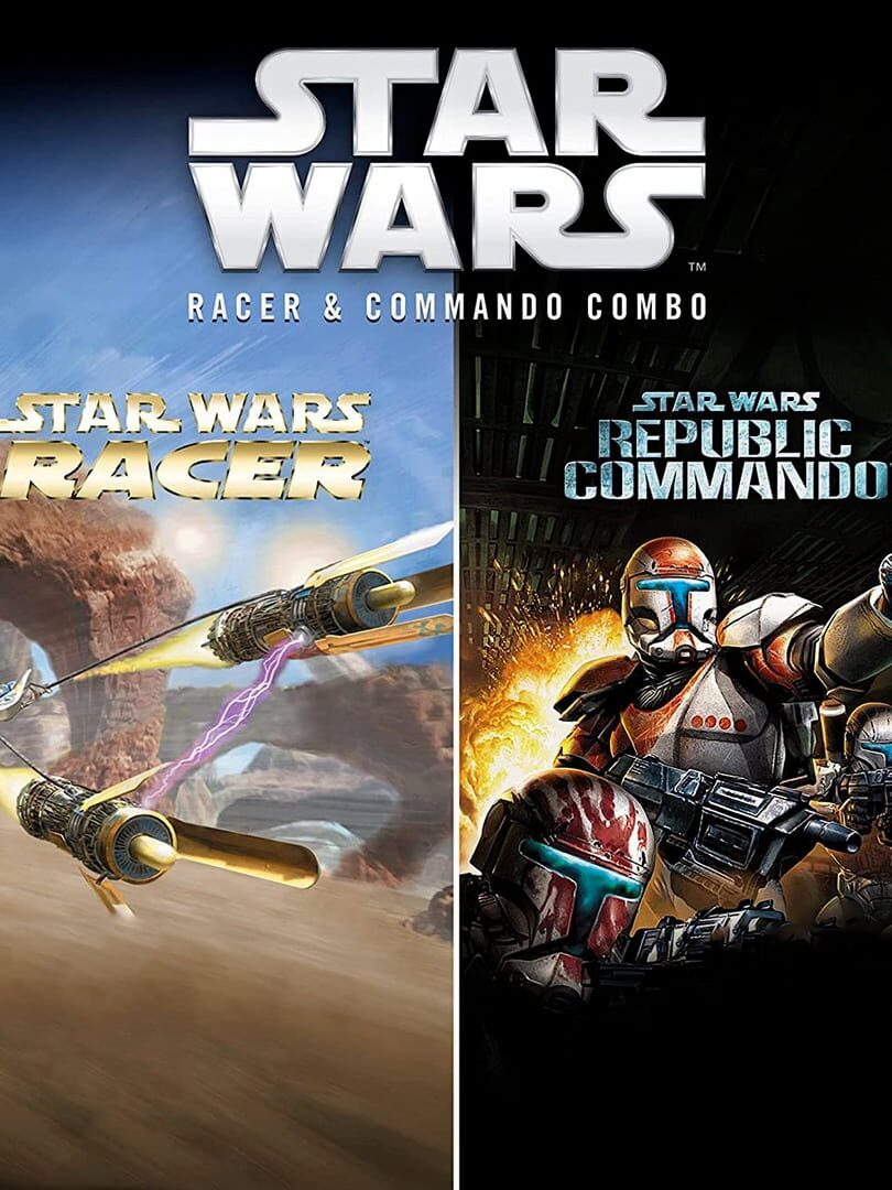 Copertina di Star Wars Racer and Commando Combo
