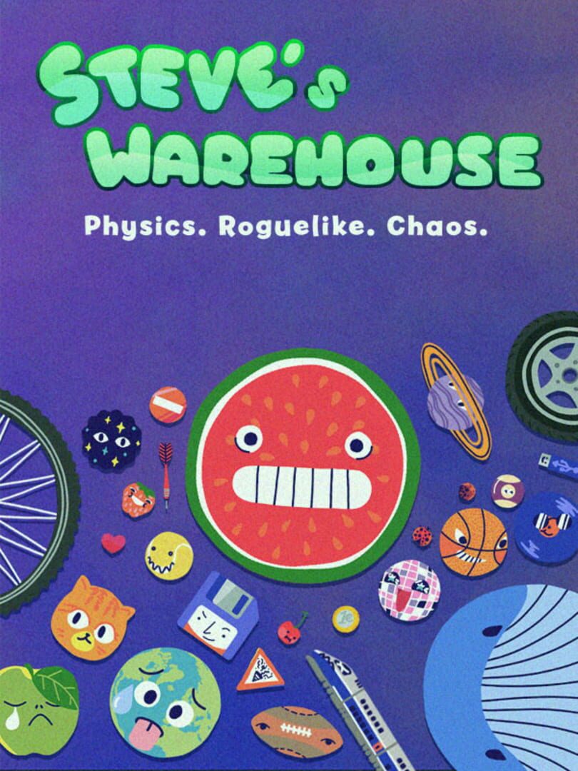 Copertina di Steve's Warehouse: Physics. Roguelike. Chaos.
