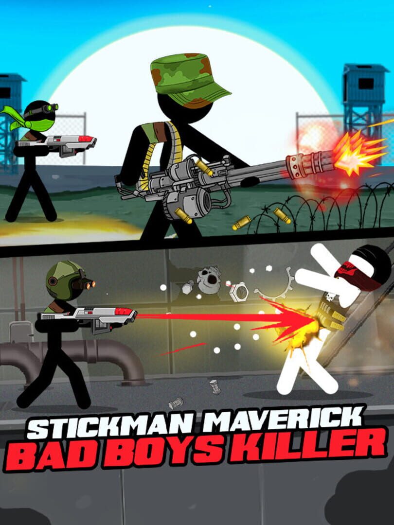 Copertina di Stickman Maverick : Bad Boys Killer