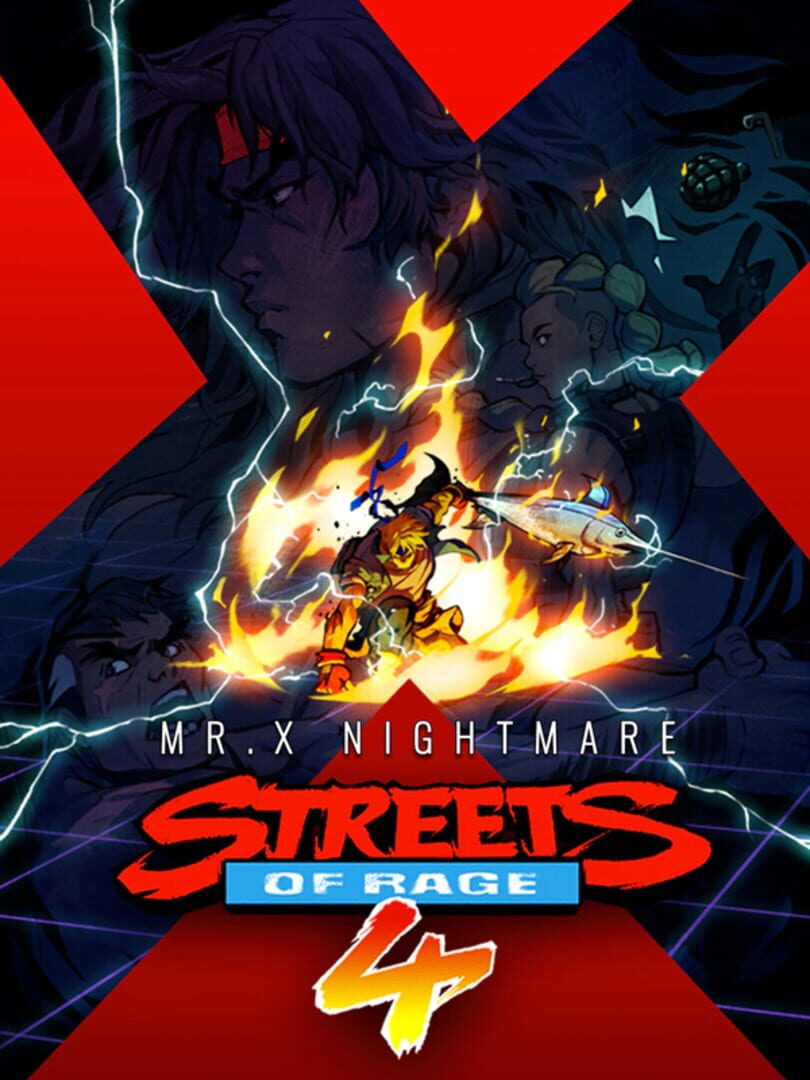 Capa de Streets of Rage 4: Mr X. Nightmare